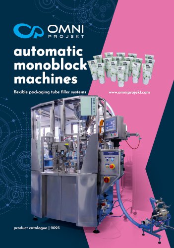 Automatic Monoblock machines - tubes