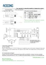 Digital humidity and temperature sensor-AM2305 AOSONG - 2