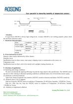 Digital humidity and temperature sensor-AM2302 AOSONG - Aosong ...