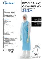 Bioclean-C Sterile Chemotheraphy Protective Apron-Sleeveless - 1