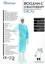 Bioclean-C Sterile Chemotheraphy Protective Apron with Sleeves - 1