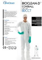 Bioclean-D Non-Sterile Coverall with Collar - 1