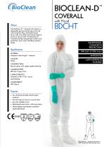 Bioclean-D Non-Sterile Coverall with Hood-1