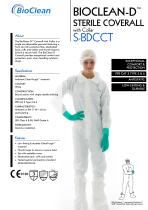 Bioclean-D Sterile Coverall with Collar - 1