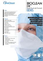 Bioclean DB Sterile Pouch-Style Facemask - 1