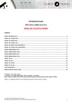 ANALOG CLOCKS HANDI - 2