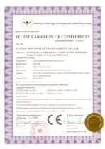 WECON Certificates-CE for 4.3 amd 7 inch hmi touch screen-1