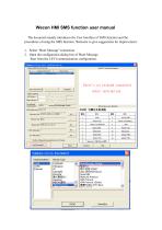 Wecon HMI SMS Function Users Manual - 1