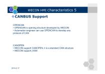 Wecon human machine interface(hmi) product description - 12