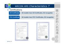 Wecon human machine interface(hmi) product description - 14