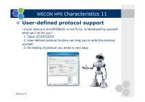 Wecon human machine interface(hmi) product description - 18