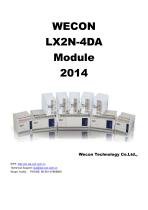 WECON LX2N-4DA PLC Extend Module - 1