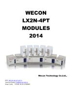 WECON LX2N-4PT PLC Extend Module Temperature Test - 1