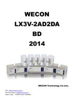 WECON PLC Extend Module Board LX3V-2AD2DA-BD - 1