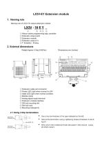 WECON PLC Extend module LX3V-EY - 2
