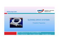 UIPI Slewing Drive Catalog - 1