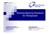 UIPI Yaw & Pitch Slewing Bearing for Wind Turbine application - 1