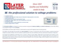 Voltage Stabilizers SE series