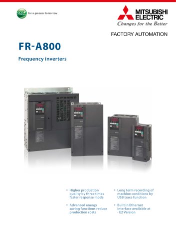 Frequency inverter - FR-A800