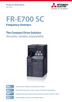 Frequency inverter - FR-E700 - 1