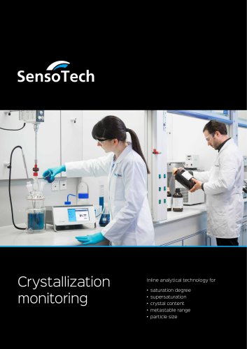 Inline analytical technology for crystallization monitoring: saturation degree, supersaturation, crystal content, metastable range and particle size