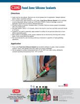 Food Zone Silicone Sealants - 2