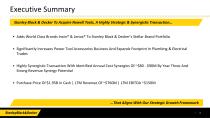 Acquisition of Newell Tools Presentation - 3