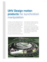 Vacuum Manipulation Products for Synchrotron Applications - 2