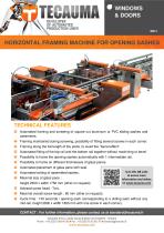 M013 Hydraulic clamping machine for window-1