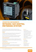 CROMPTON INSTRUMENTS INTEGRA 1221 DIGITAL METERING SYSTEM - 1