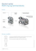 Solution series-RGW ring lug terminal blocks - 4