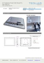 15" EXPLOSION PROOF C1D2 PANEL PC | TSX-1620-15 - 2