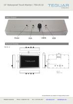 15" WATERPROOF TOUCH MONITOR | TSD-45-16 - 2