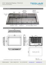 15.6" INDUSTRIAL DISPLAY | TD-45-16-2