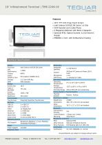 19" INFOTAINMENT TERMINAL | TME-2240-19 - 1