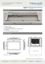 22" ANDROID PANEL PC | TP-A945-22 - 2