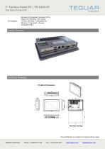 7" FANLESS PANEL PC | TP-1645-07 - 2