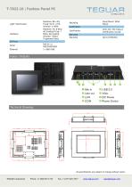 T-7822-10 | FANLESS PANEL PC - 2