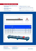 Motor slide rails, heavy version - 2