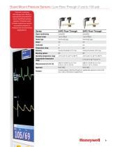 Honeywell Airflow Pressure and Force Range Guide - 9