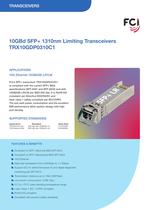 10GBd SFP+ 1310nm Limiting Transceivers datasheet - 1