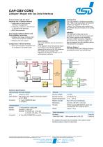 Data Sheet CAN-CBX-COM2-1
