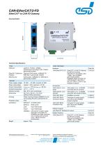Data Sheet CAN-EtherCAT/2-FD-2