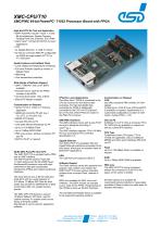 Data Sheet XMC-CPU/T10-1