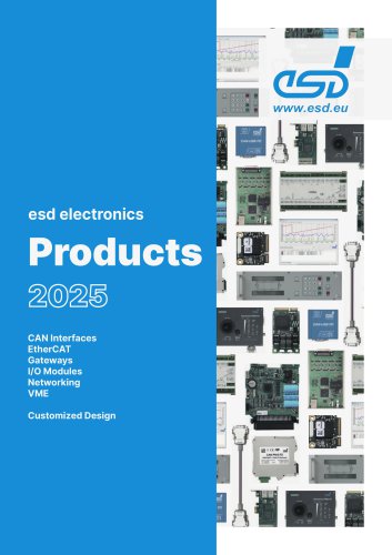 Products Catalog 2025