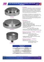 Low Pressure Seal with Internal Diaphragm OPTIMUS - 1