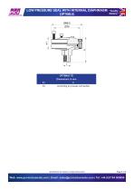 Low Pressure Seal with Internal Diaphragm OPTIMUS - 5