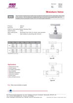 Miniature Valve NY2 - 1