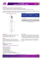 Thermowells Solid Machined Weld In TWSW - 1