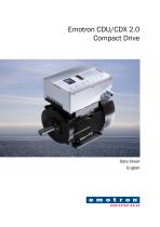 Emotron CDU/CDX 2.0 Compact Drive - 1